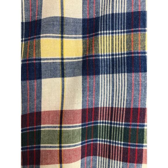 Ralph Lauren Blake Plaid 100% Cotton Short Sleeve Button Down Shirt XXL Preppy - Picture 9 of 15